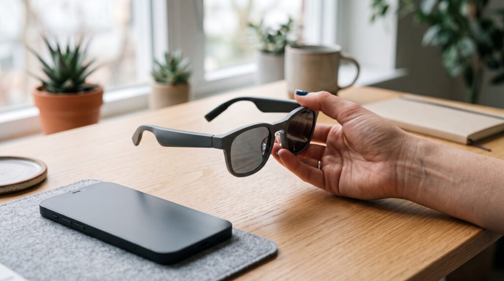 Choosing between AI smart glasses and a smartphone